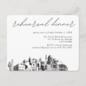 ローリー結婚のリハエレガントーサルディナー エンクロージャーカード (正面)