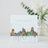 ローリー、ノースカロライナ-招待状 招待状 (スタンド正面)