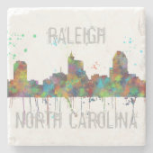 ローリー、ノースカロライナ-石はコースターを飲みます ストーンコースター (正面)