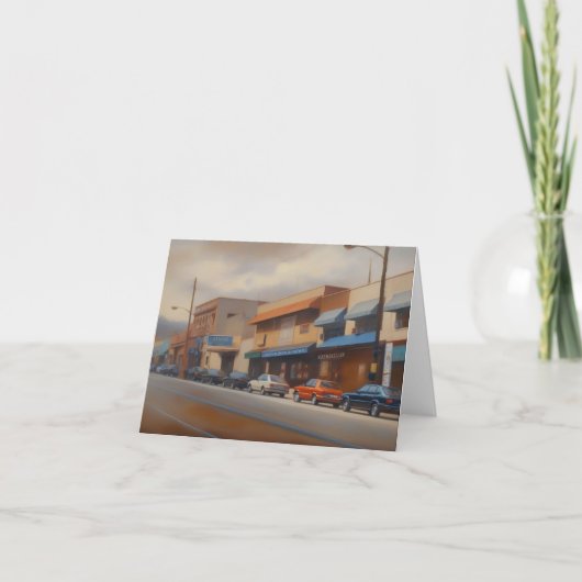 ローリーNCヒルズボロー通り1980s ノートカード (正面)