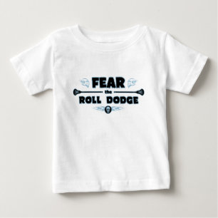 ロールごまかし-青 ベビーTシャツ