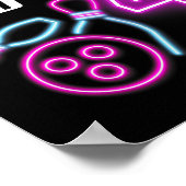 ロールイン'へ4誕生日パーティーボーリングBdayパーティー ポスター (角)