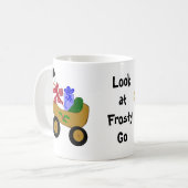 ロールイン雪だるま コーヒーマグカップ (正面左)