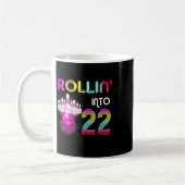 ロールイン22ボーリング誕生会22nd誕生日 コーヒーマグカップ (左)