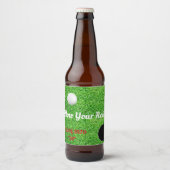 ロールゴルフ愛好家のお祝いパーティーを遅らせる ビールラベル (正面)