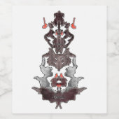 ロールシャックは読人々だ ワインラベル (シングルラベル)