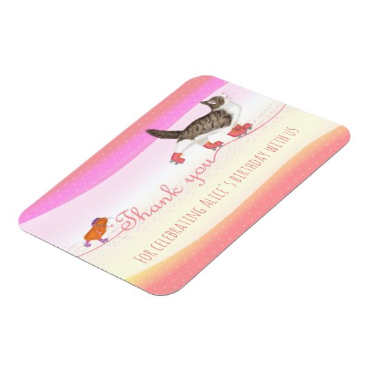 ロールスケートのペットのパーティーは磁石に有利 マグネット (左側)