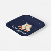 ロールスケートバースデーパーティープレート ペーパープレート (傾斜あり)