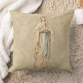 ロールドエンジェルズカトリック祈りの言葉 クッション (ブランケット)