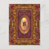 ロールハビクトリアンストのテーブル番号カード ポストカード (正面)