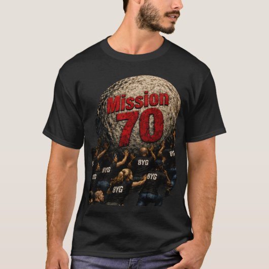 ロールバックミッション70 Tシャツ (正面)