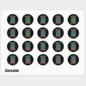 ロールプレイングゲームRPGマスターD20テーブルゲーム面白いRP ラウンドシール (シート)