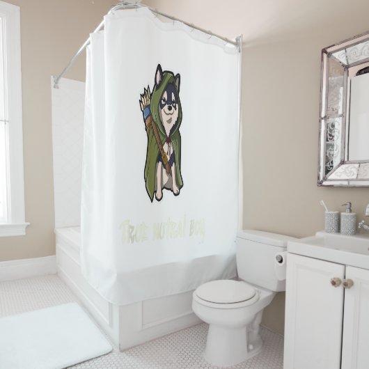 ロールプレイ，真の中性線形ファンタジー シャワーカーテン (インサイチュ)