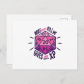 ロール遊のサイコロ ポストカード (正面/裏面)