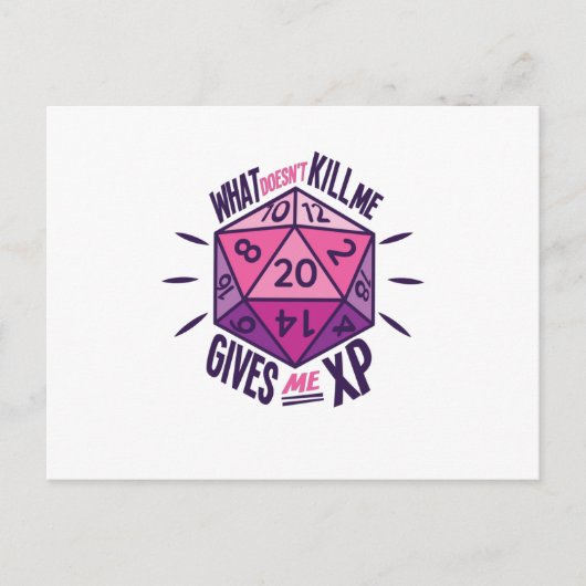 ロール遊のサイコロ ポストカード (正面)