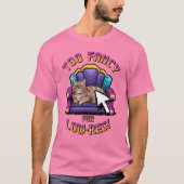 ローレファンシースに使うToo Low-Res – ピクセルのペルシャ猫 Tシャツ (正面)