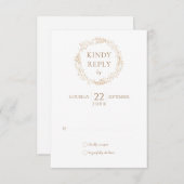 ローレモダンル・ガーラン結婚ズ 出欠カード (正面/裏面)