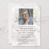 ローレルお祝い生涯写真葬儀記念 招待状 (正面)