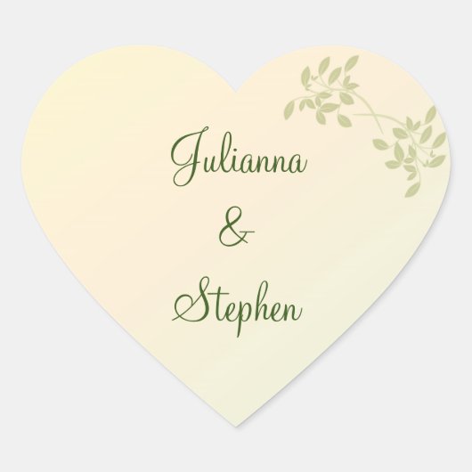 ローレルの愛カスタマイズ ハートシール (正面)