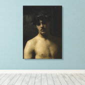 ローレルを身に着けた人 キャンバスプリント (インサイチュ (ウッドフロア))