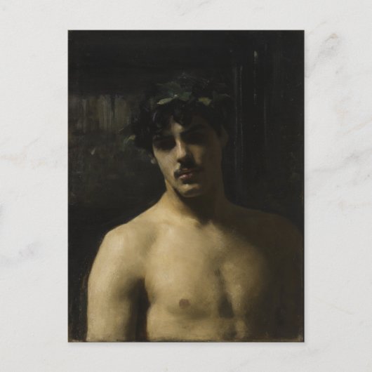 ローレルを身に着けた人 ポストカード (正面)