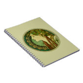 ローレルアルフォンスミュシャヴィンテージアールヌーボー ノートブック (右側)