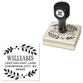 ローレルエレガントリースホリデー差出人住所 ラバースタンプ (押印)