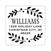 ローレルエレガントリースホリデー差出人住所 ラバースタンプ (インプリント)