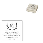 ローレルエレガントリース差出人住所 ラバースタンプ (押印)