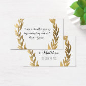 ローレルオリーブリーフリース結婚ズゴールデンギフトラベル (デスク)