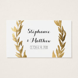 ローレルオリーブリーフリース結婚ズゴールデンギフトラベル