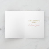 ローレルカスタムリースフォトマザーズデイカード カード (内部)