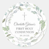 ローレルガーランドシルバーファースト聖餐式 ラウンドシール (正面)
