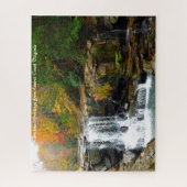 ローレルクリークバージニア。クリスマスグリーティング ジグソーパズル (縦)