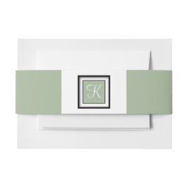 ローレルグモノグラムのリーン 招待状ベリーバンド