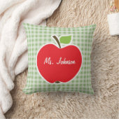 ローレルグリーンギンガム; Apple クッション (ブランケット)