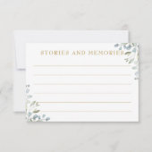 ローレルグリーンリーフローラガーランドメモリーズ ノートカード (正面)