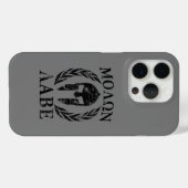 ローレルズのモロン・ラベ・スパルタン戦士の仮面 Case-Mate iPhoneケース (裏面 (横))