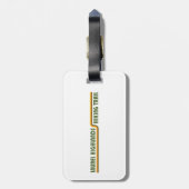 ローレルハイランズハイキングトレイルペンシルバニア ラゲッジタグ (裏面縦)