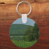 ローレルハイランズペンシルバニア夏の写真 キーホルダー (正面)