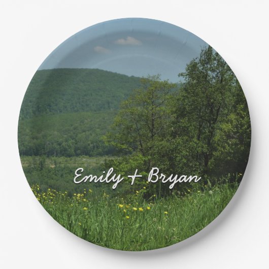 ローレルハイランズペンシルバニア夏の写真 ペーパープレート (正面)