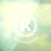 ローレルパーソナライズされたリースウィンドウのラックスサイン ウィンドウサイン (シート3)