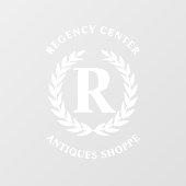 ローレルパーソナライズされたリースウィンドウのラックスサイン ウィンドウサイン (シート)