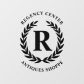 ローレルパーソナライズされたリースウィンドウのラックスサイン ウィンドウサイン (シート)