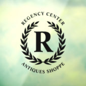 ローレルパーソナライズされたリースウィンドウのラックスサイン ウィンドウサイン (シート3)