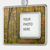 ローレルヒルトレイル秋 シルバープレートフレームオーナメント (左)