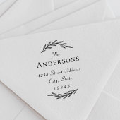 ローレルブランチファミリーネーム差出人住所 セルフインキングスタンプ