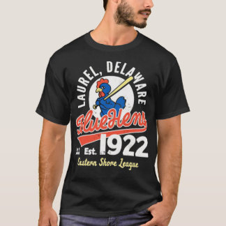 ローレルブルーヘンズ - デラウェア - ビンテージ廃止ベース Tシャツ