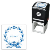 ローレルリースの「merci」 セルフインキングスタンプ (インサイチュ)