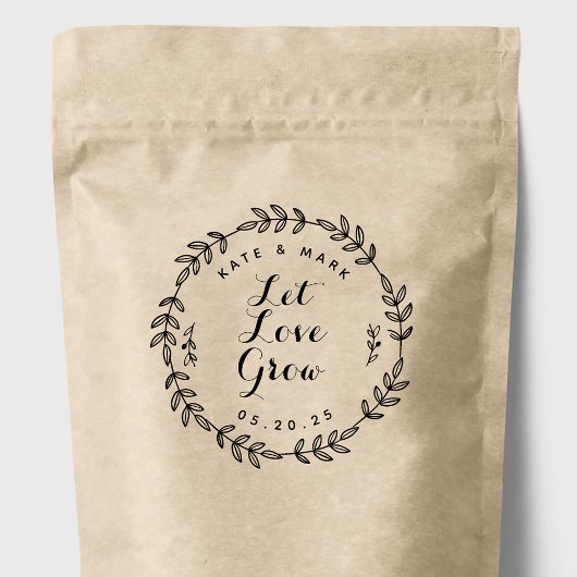 ローレルリースレットラブグロウ結婚式の引き出物 セルフインキングスタンプ